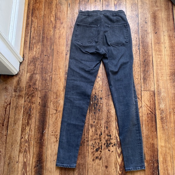 Express Stretch + Demin Perfect Size 4 Tall Super High Rise Skinny Jean - Picture 6 of 6